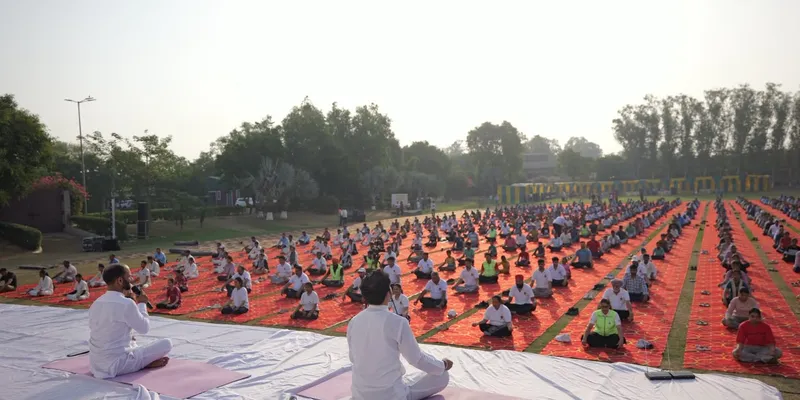 Trident Group Marks International Yoga Day with Wellness Sessions Across Manufacturing Units